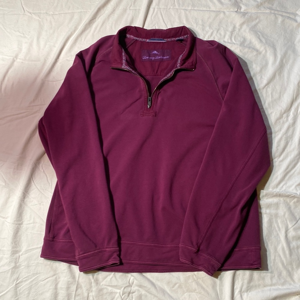 Mens Tommy Bahama quarter zip XXL